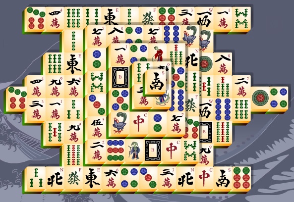 Baixar Vetor De Design De Padrão De Jogo Antigo Chinês Mahjong